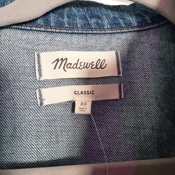 Madewell - The Jean Jacket in Medford Wash - XS - NWT - Picture 10 of 10